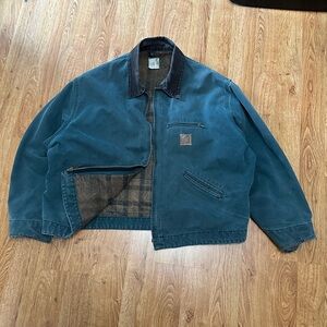 Vintage 90’s Carhartt Detroit Jacket Blanket Lined men’s